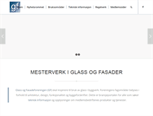 Tablet Screenshot of glassportal.no